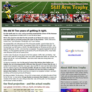 Stiff Arm Trophy
